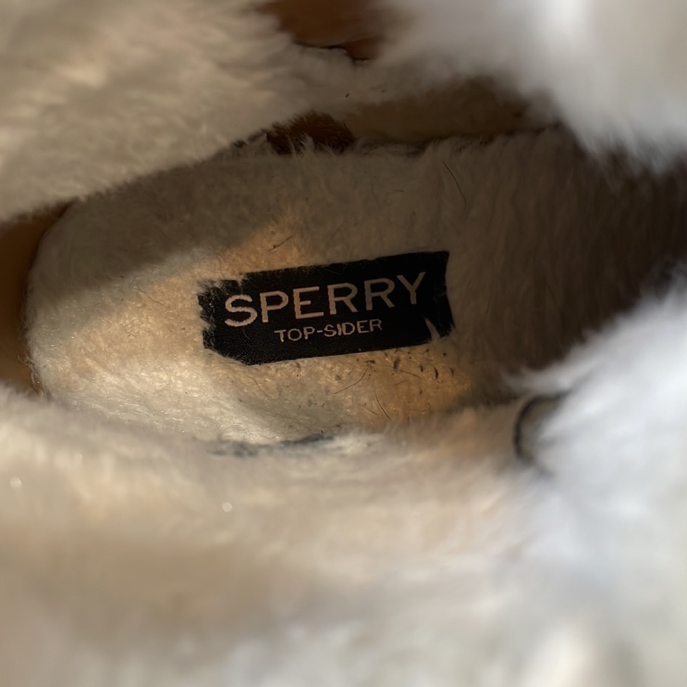 Sperry faux fur lace up wedge boots - Picture 10 of 12